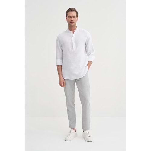 REGULAR FIT 20250U.KOL GÖMLEK CAZ 20250 - CAZADOR - BEYAZ - XXL