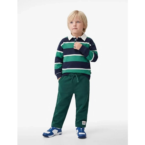 Erkek Bebek Barrel Eşofman Altı Oversize Cep Detaylı Beli Lastikli - 7WMB40035TK