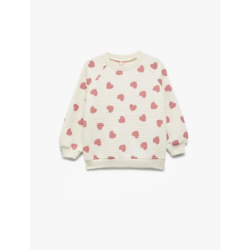 Kız Bebek Sweatshirt Yumuşak Pamuklu - 7WMG10004AK