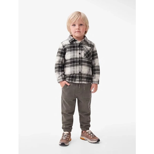 Erkek Bebek Pamuklu Şardonlu Jogger Eşofman Altı - 7WMB40011TK