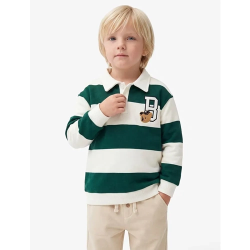 Erkek Bebek Oversize Polo Yaka Sweatshirt - 7WMB10067TK