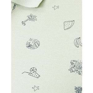 Erkek Giyim Polo Yaka Tişört 0YAM14428OK Fıstık Yeşili