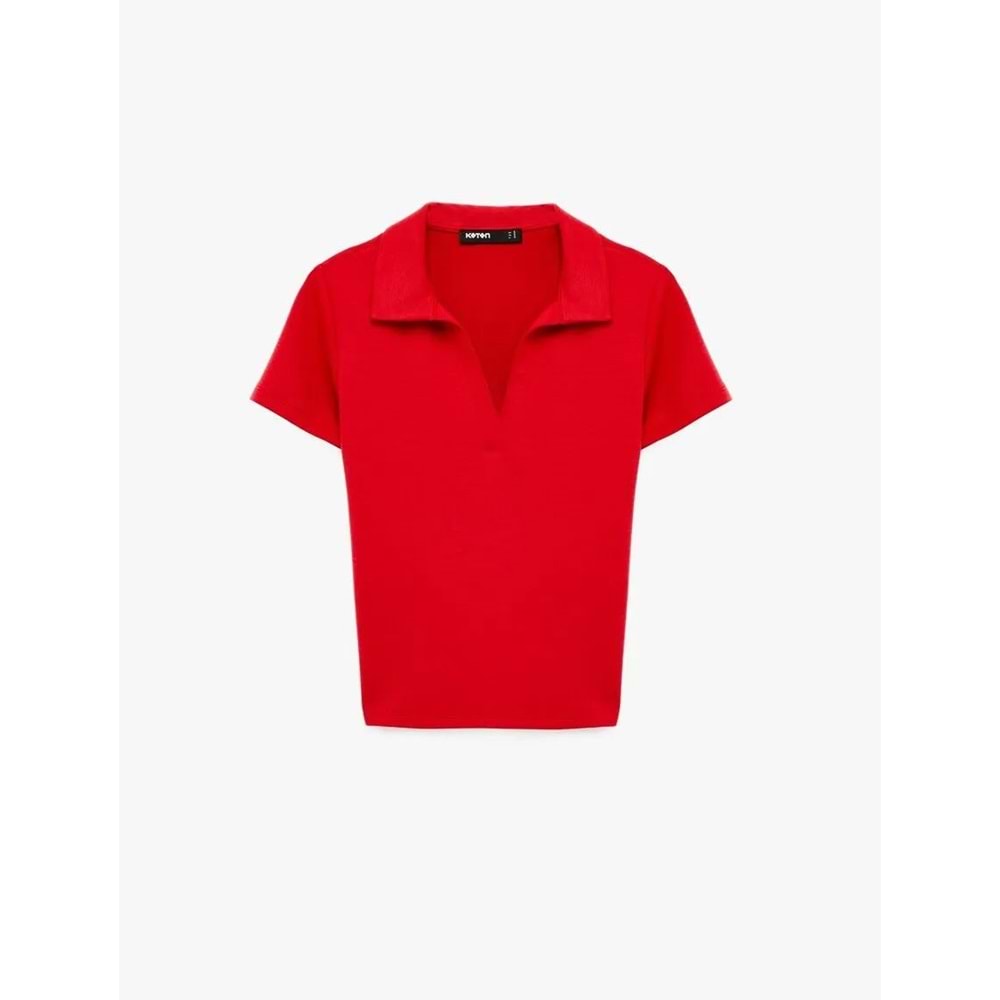 Kadın Giyim Tişört - KOTON - 6SAK50190EK - KIRMIZI - XL
