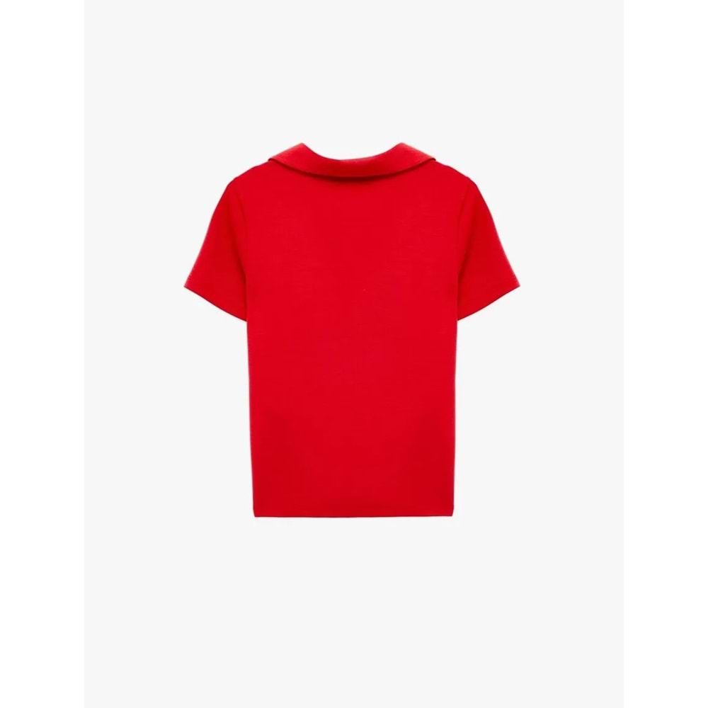 Kadın Giyim Tişört - KOTON - 6SAK50190EK - KIRMIZI - XL