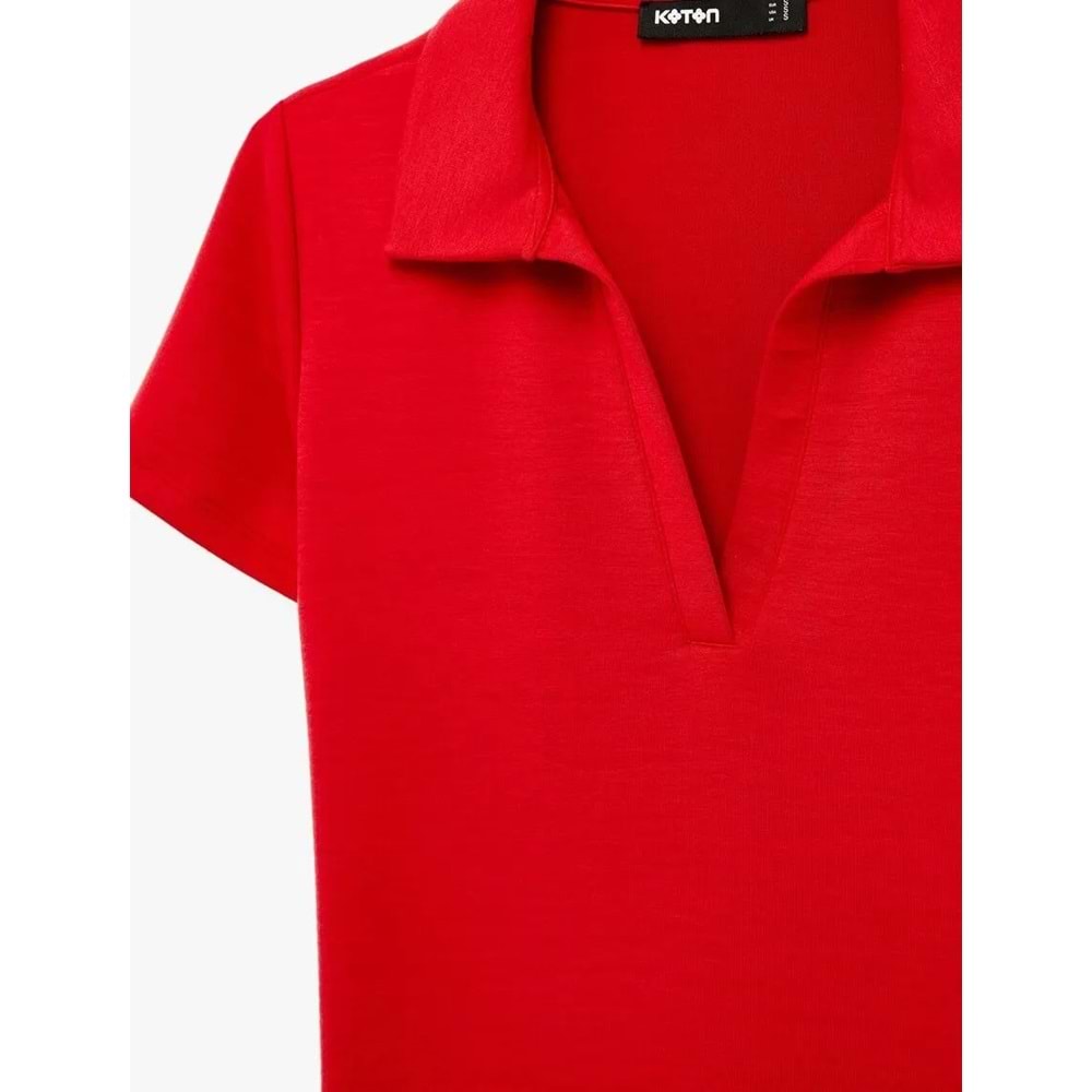 Kadın Giyim Tişört - KOTON - 6SAK50190EK - KIRMIZI - XL
