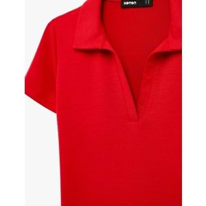 Kadın Giyim Tişört - KOTON - 6SAK50190EK - KIRMIZI - XL