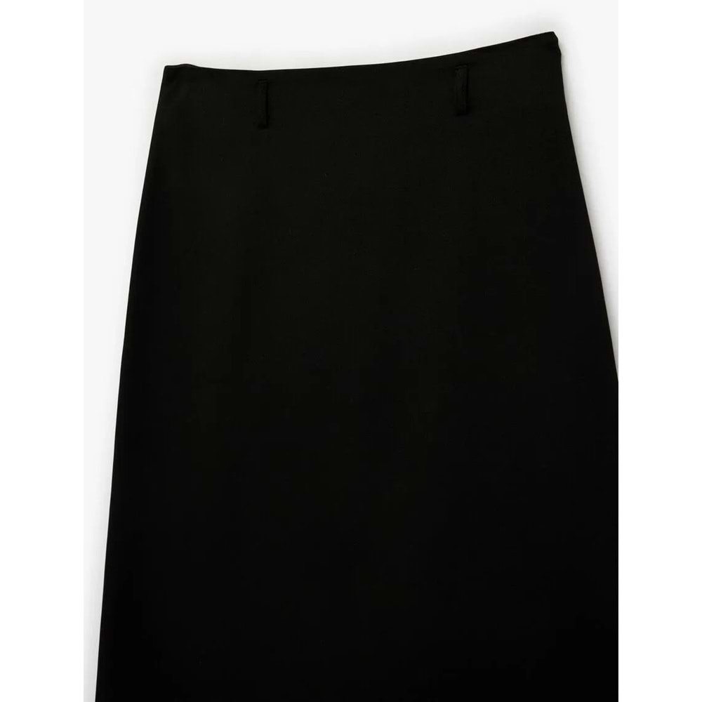 Kadın Giyim Regular Fit Midi Kalem Etek - KOTON - 6SAK70033UW - SİYAH - 34