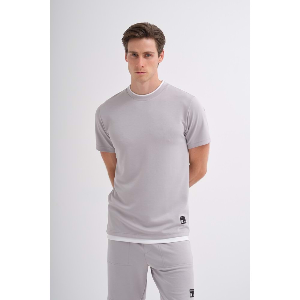 CAZ 40030 BIS YK T-SHIRT - CAZADOR - LACİVERT - L