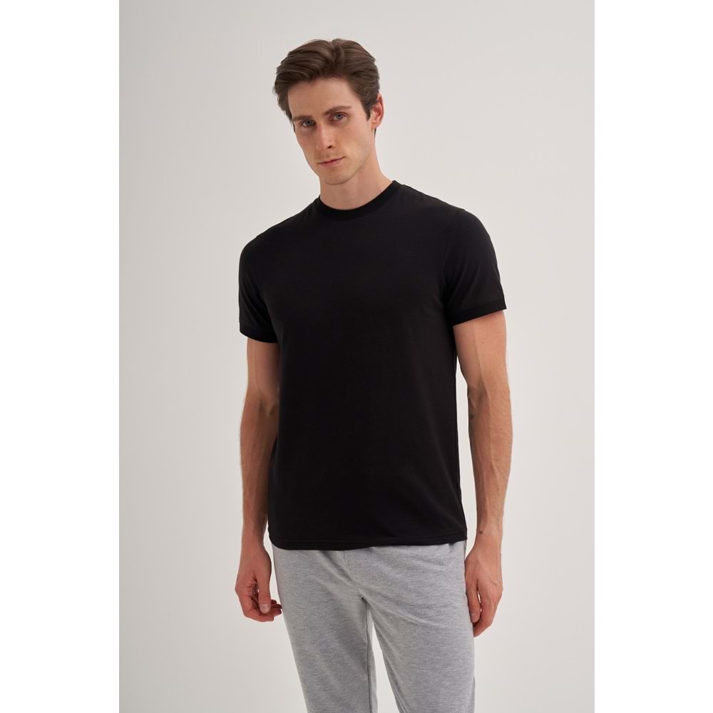 CAZ 46200 BASİC LCY. BIS. T-SHIRT - CAZADOR - 26KCEE46200 - SİYAH - S