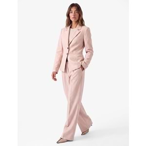 Cep Detaylı Düğmeli Blazer Ceket 7WAK50042UW - KOTON - PEMBE - 34