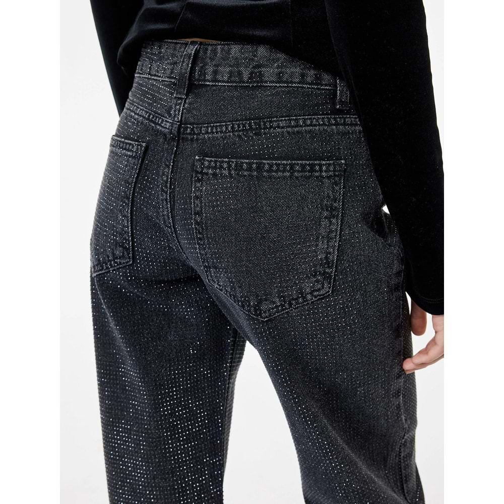 Kadın Giyim Pantolon 7WAL40037MD - KOTON - SİYAH - 25/32