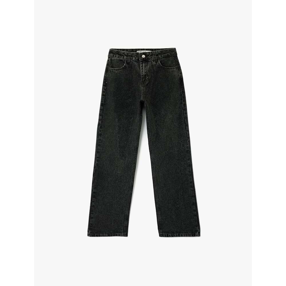 Kadın Giyim Pantolon 7WAL40037MD - KOTON - SİYAH - 25/32