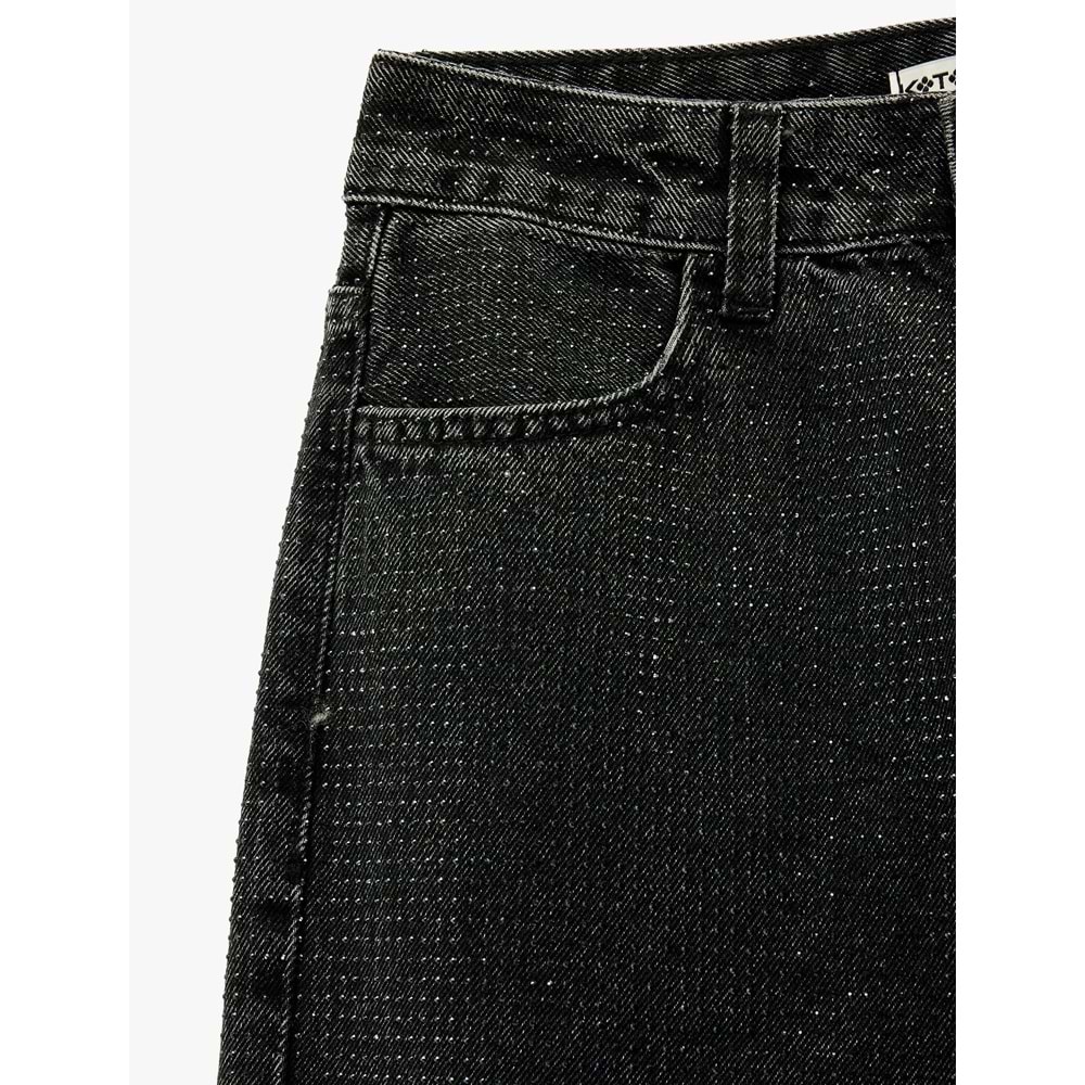 Kadın Giyim Pantolon 7WAL40037MD - KOTON - SİYAH - 25/32