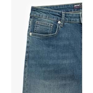 Erkek Giyim Pamuklu Normal Bel Slim Fit Jean Pantolon - Brad Jean 6WAM40017ID