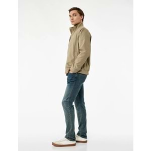 Erkek Giyim Pamuklu Normal Bel Slim Fit Jean Pantolon - Brad Jean 6WAM40017ID