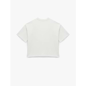 Kadın Giyim Kısa Kollu Bisiklet Yaka Taş Detaylı Tişört - KOTON - 6WAK50084EK - EKRU - L