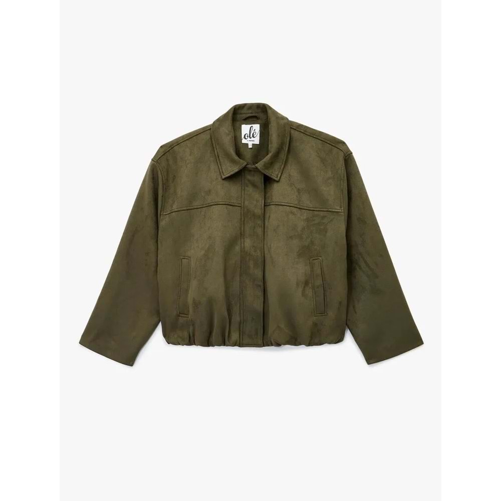 Kadın Giyim Ceket - KOTON - 6WAL20129IW - HAKİ - 38