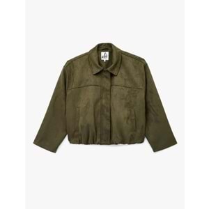 Kadın Giyim Ceket - KOTON - 6WAL20129IW - HAKİ - 38