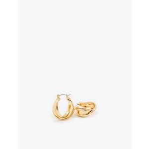 Kadın Aksesuar Çelik Zincirli Küpe Charm Detaylı