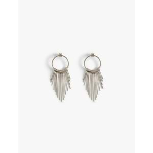 Kadın Aksesuar Soyut Küpe Çok Renkli Çelik Karışımlı