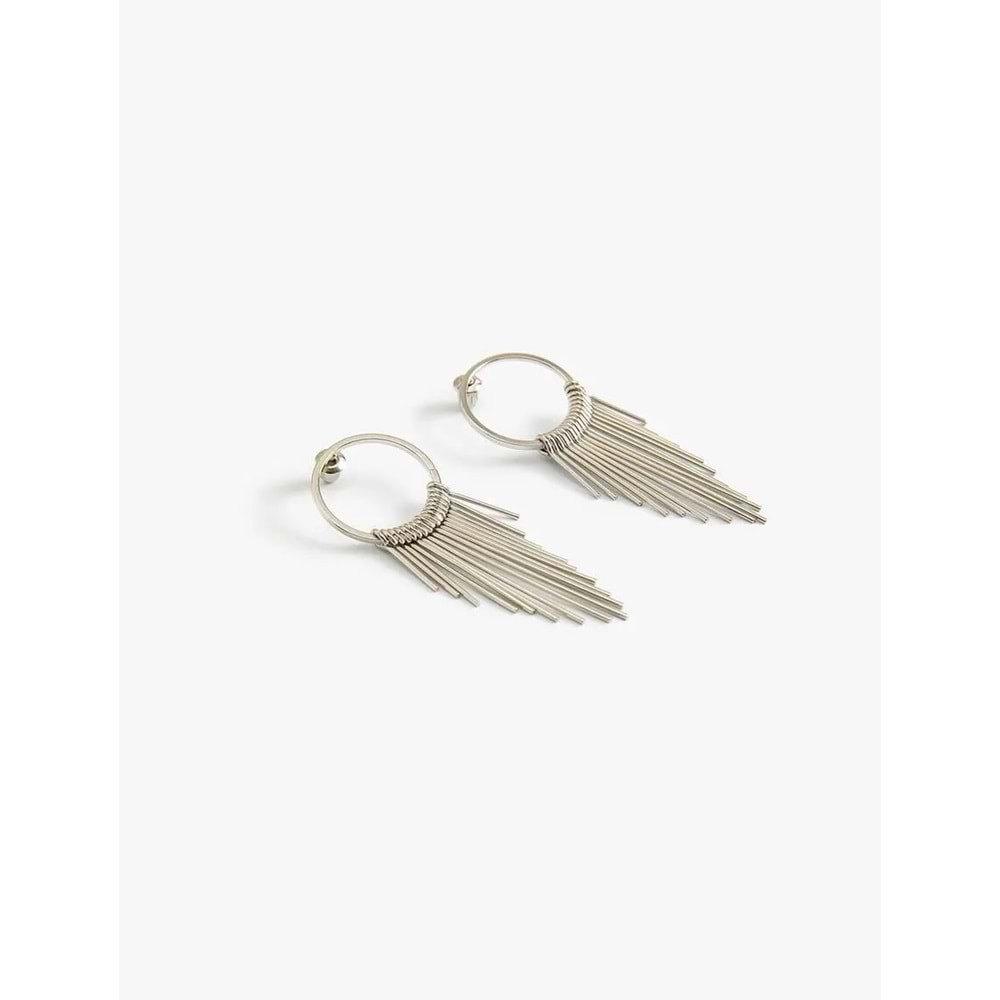 Kadın Aksesuar Soyut Küpe Çok Renkli Çelik Karışımlı