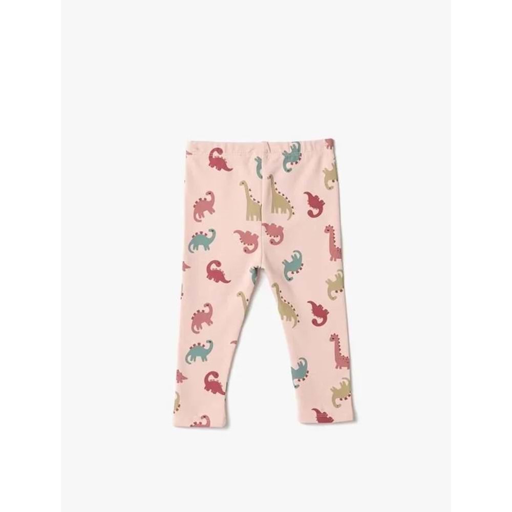 Kız Bebek Giyim Elbise 3WMG40089AK Pembe Desen