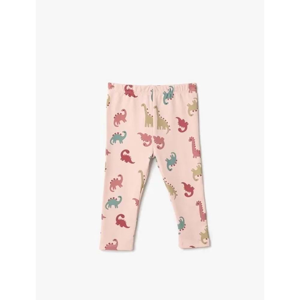 Kız Bebek Giyim Elbise 3WMG40089AK Pembe Desen