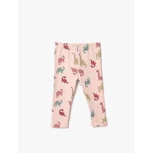 Kız Bebek Giyim Elbise 3WMG40089AK Pembe Desen