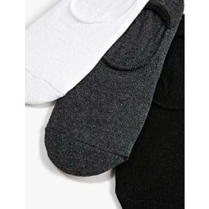 Erkek Babet Çorap Seti 3'lü Çok Renkli - 4WAM80035AA