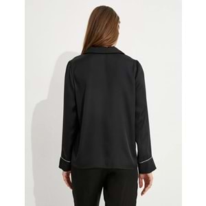 Kadın Giyim Pijama Üst - KOTON - 4WLK50012MW - SİYAH - 36