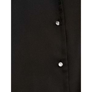 Kadın Giyim Pijama Üst - KOTON - 4WLK50012MW - SİYAH - 36