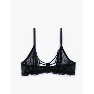 Kadın İç Giyim Sütyen - KOTON - 4WLK10139MK - SİYAH - 80C