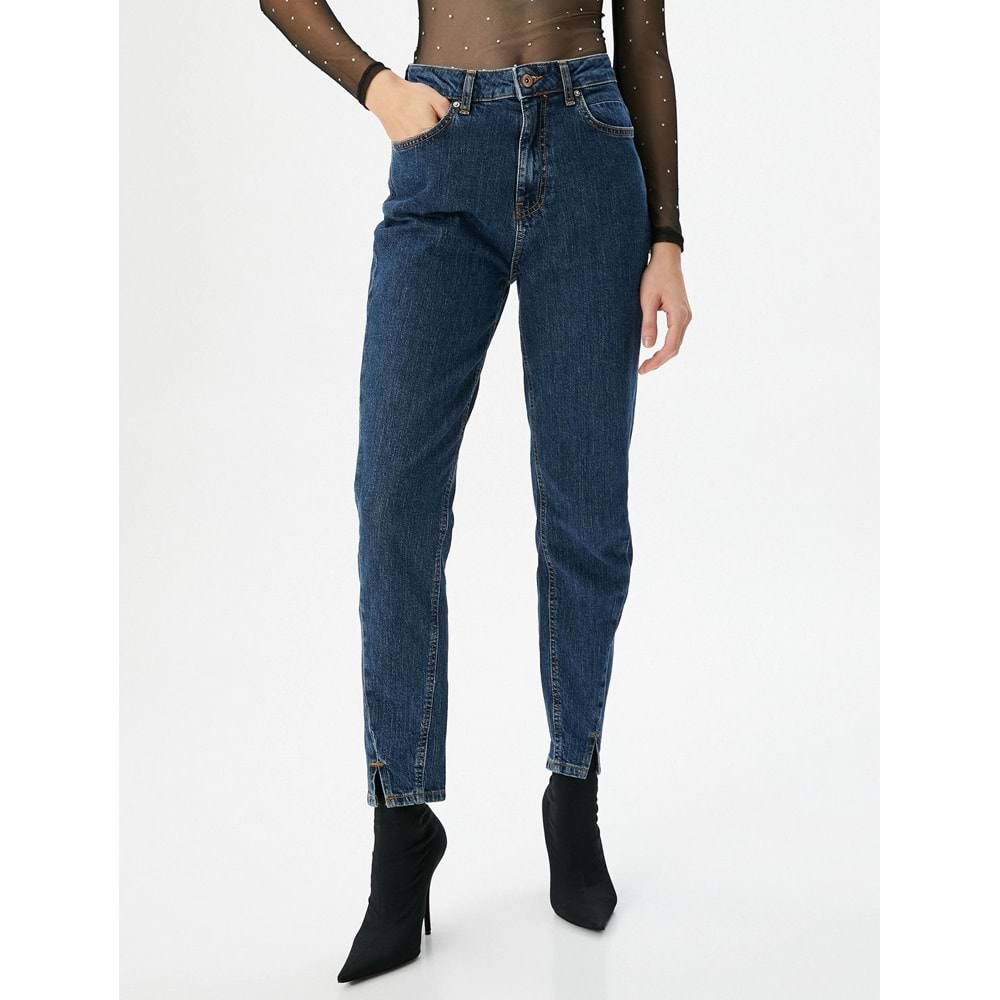 Kadın Giyim Pantolon - KOTON - 4WAL40012MD - ORTA İNDİGO - 26/32