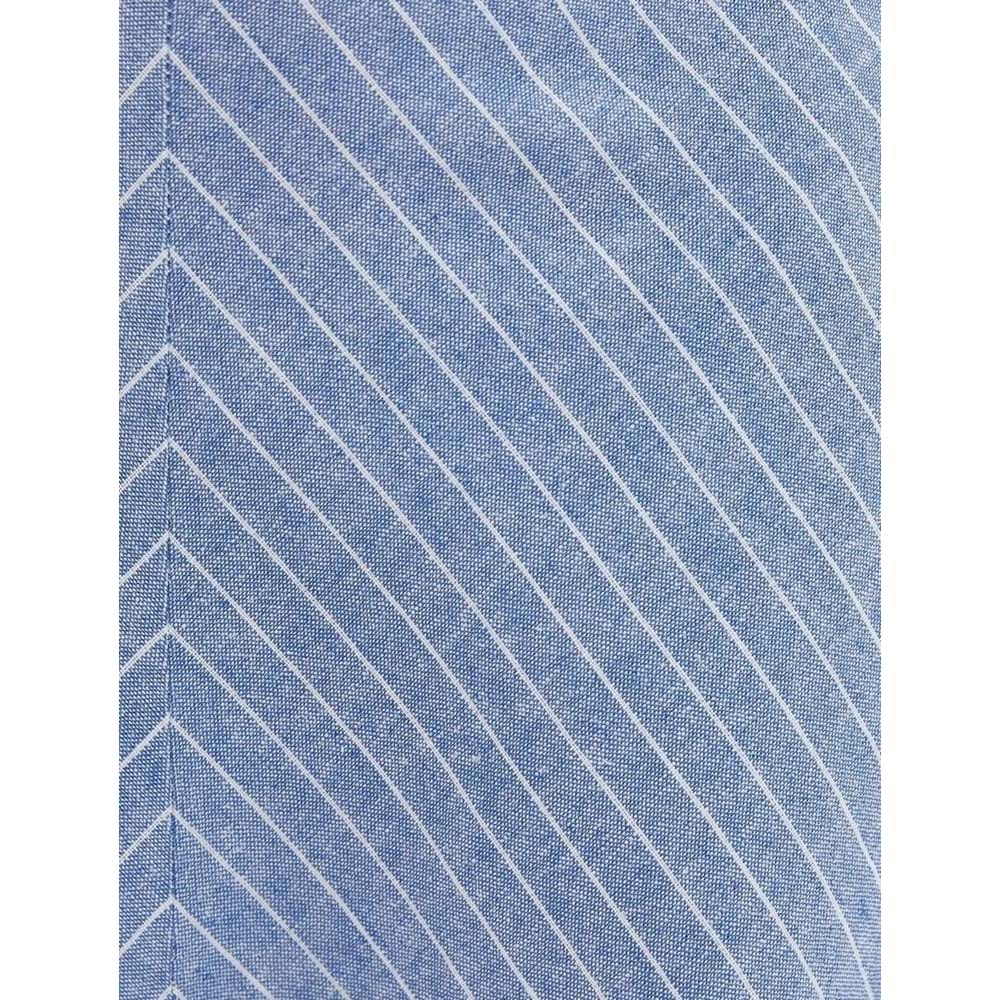 A Kesim Midi Etek Normal Bel - KOTON - 4SAK70002EW - MAVİ ÇİZGİLİ - 34