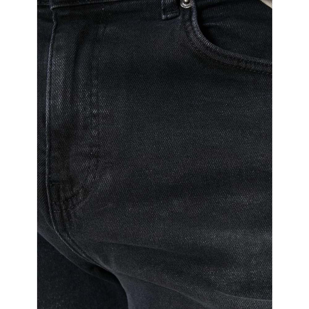 Kot Şort Slim Fit Düğmeli Cepli Katlı Paça - KOTON - 4SAM40313ND - SİYAH - 32