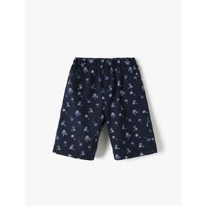 Erkek Çocuk Chino Şort Cepli Palmiye Baskılı Pamuklu - KOTON - 4SKB40018TW - 7-8 YAŞ