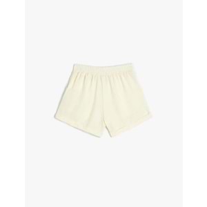 Kız Çocuk Basic Beli Bağlamalı Cepli - KOTON - 4SKG40066AW - EKRU - 5-6 YAŞ