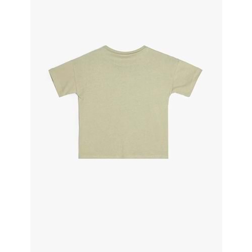 Erkek Bebek Giyim Tişört - KOTON - 4SMB10463TK - YEŞİL - 9-12 AY
