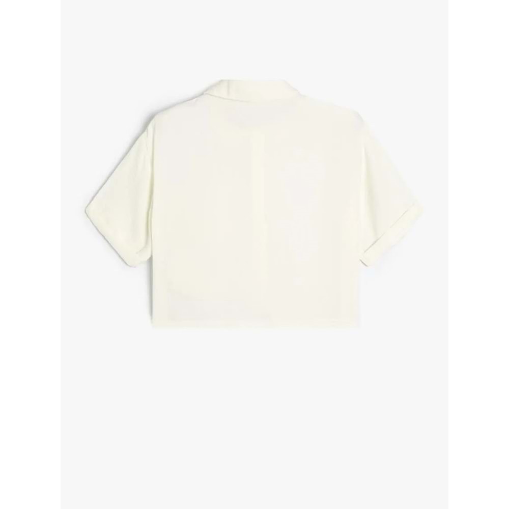 Kız Çocuk Giyim Gömlek - KOTON - 4SKG60100AW - BEYAZ - 4-5 YAŞ