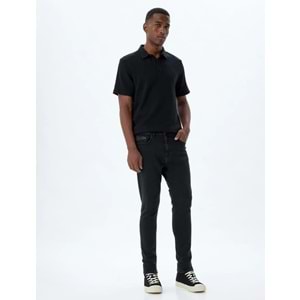 Super Skinny Fit Kot Pantolon - Justin Jean - KOTON - 4SAM40124ND - SİYAH - 29/32
