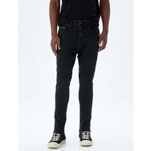 Super Skinny Fit Kot Pantolon - Justin Jean - KOTON - 4SAM40124ND - SİYAH - 29/32