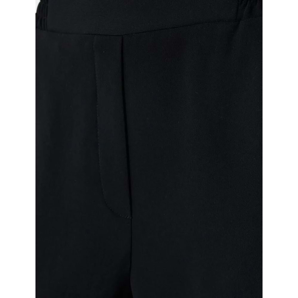 Bol Paça Pantolon Beli Lastikli Cepli Standart Bel - KOTON - 5WAK40015EW - SİYAH - 34