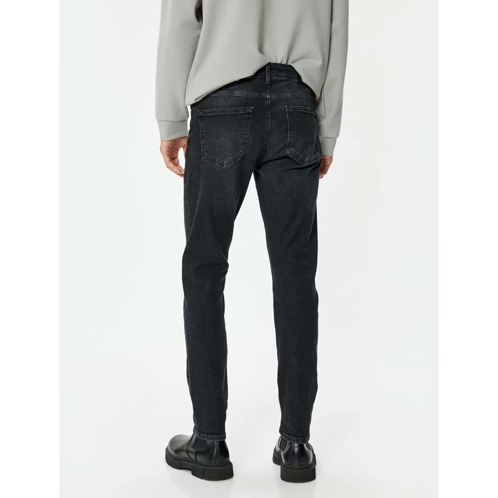 Slim Fit Kot Pantolon - Brad Jean - KOTON - 5WAM40147ND - SİYAH - 31/32