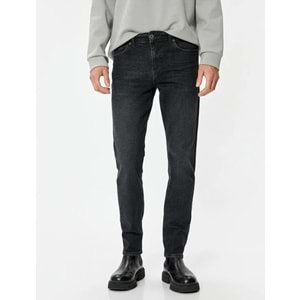 Slim Fit Kot Pantolon - Brad Jean - KOTON - 5WAM40147ND - SİYAH - 31/32