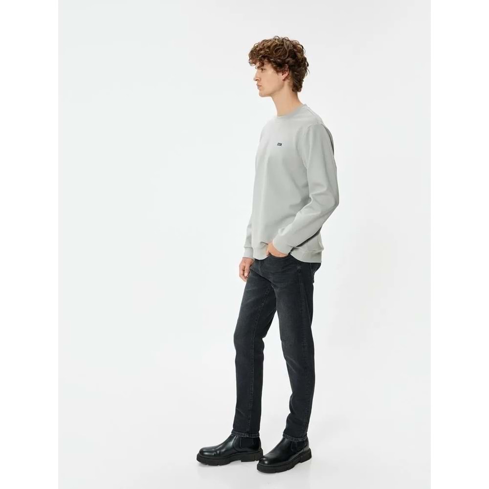 Slim Fit Kot Pantolon - Brad Jean - KOTON - 5WAM40147ND - SİYAH - 31/32