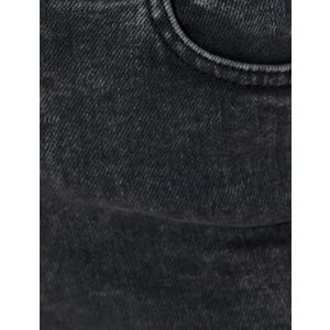 Yüksek Bel Kot Pantolon Skinny Fit Düğmeli - Carmen Jeans - KOTON - 5WAL40058MD - SİYAH - 30/32