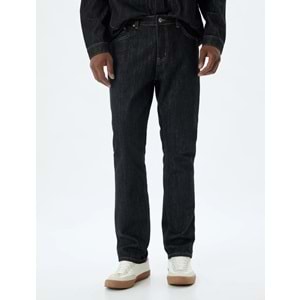 Straight Fit Kot Pantolon - Mark Jean - KOTON - 5WAM40111ID - KOYU İNDİGO - 29/30