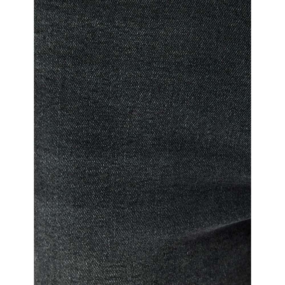 Yüksek Bel Kot Pantolon Slim Fit Düğmeli - KOTON - 5WAL40027MD - SİYAH - 30/32