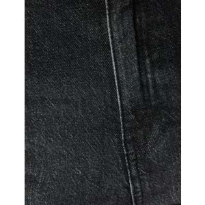 Yüksek Bel Kot Pantolon Slim Fit Düz Paça - KOTON - 5WAL40053MD - SİYAH - 25/32