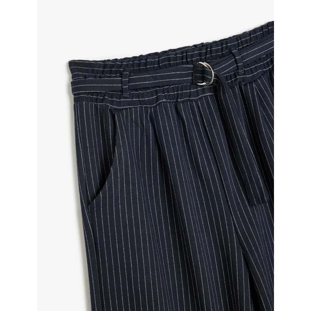 Kız Çocuk Pantolon Kemer Detaylı - 5WKG40149AK - 6-7 YAŞ